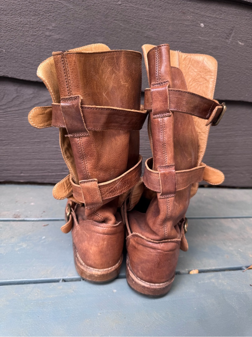 Fiorentini + Baker brown leather Eternity boots size 9.5/ 10 - Picture 4 of 7